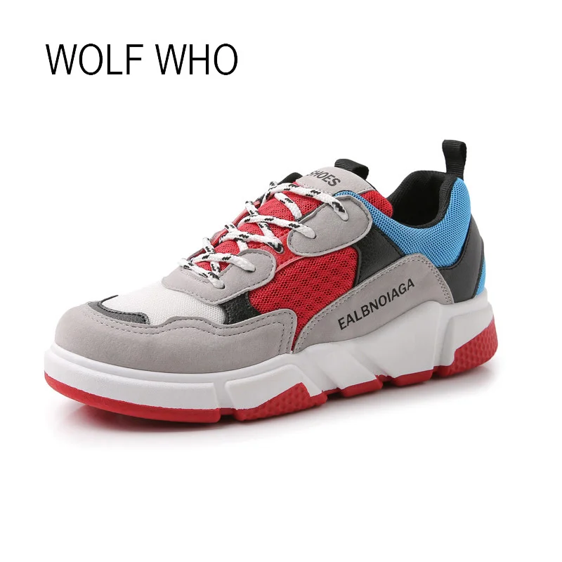 

WOLF WHO 2018 Fashion Women Sneakers Tenis Feminino Casual Chaussure Femme Basket Femme Krasovki Gumshoes Code To h-369