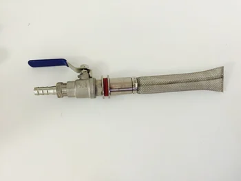 

Weldless Cooler Bazooka Kit, 6" Bazooka Screen, 2-Piece Ball Valve, 1/2" Hose Barb, Brewer Hardware