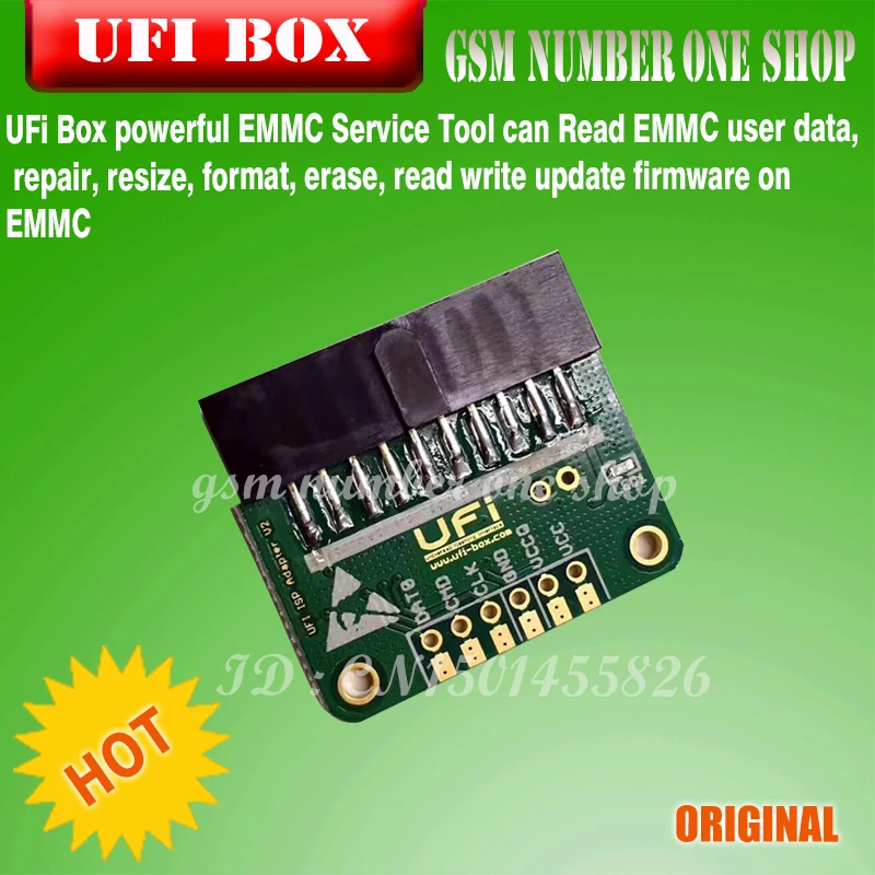 Новейшая оригинальная коробка UFI power ufi Box инструмент ful EMMC для чтения данных