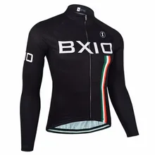 Bxio Men’s Winter Thermal Fleece MTB Cycling Jersey Shirt Bike Jersey Pro Bike Team Long Sleeves Ropa Ciclismo Hombre 095-J