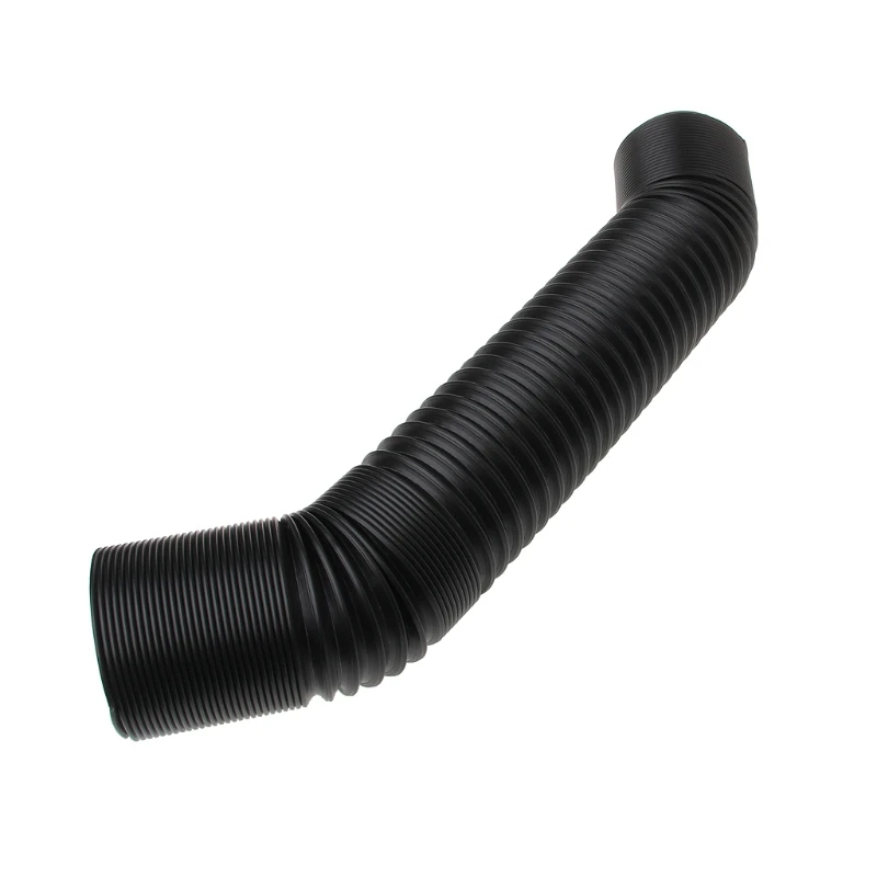 40.6 Expands Length Car Plastic Cold Air Intake Flexible Pipe Black 
