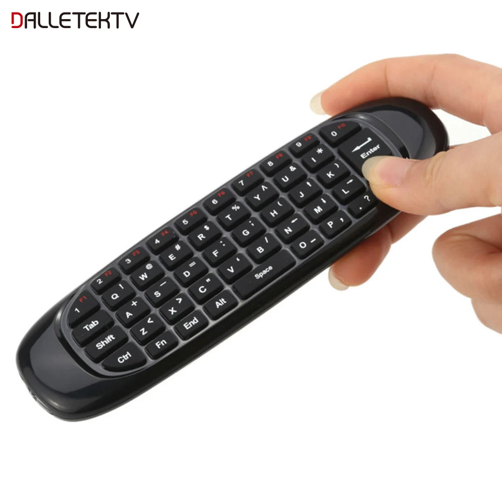 Dalletektv C120 гироскоп мини Летающая воздушная мышь 2 4G Беспроводная клавиатура для