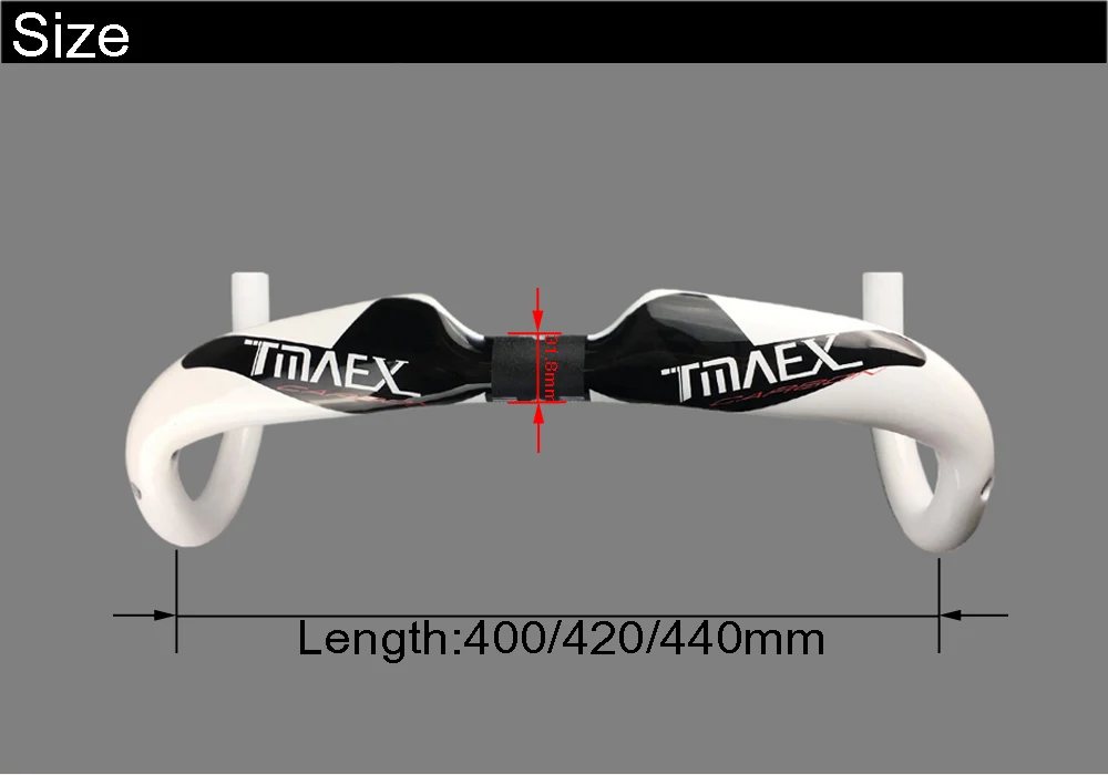 TMAEX-полностью углеродный шоссейный велосипед, ветровой карбоновый руль+ карбоновый стержень+ карбоновый Подседельный штырь, детали для велосипеда, белый Ультра светильник