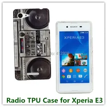 Nuevo Vintage Radio IMD TPU suave bolsa funda para Sony Xperia E3 teléfono móvil gratuito