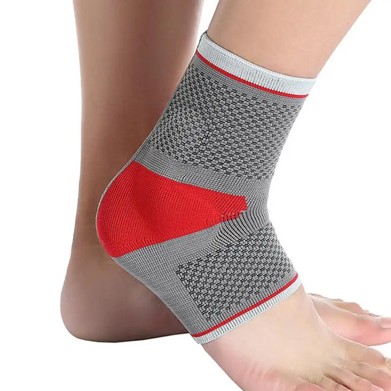 

2018 Silicone Elastic Sport Safety Ankle Support Strong Ankle Bandage Brace Guard Support Sport Gym Foot Wrap Protective Gear
