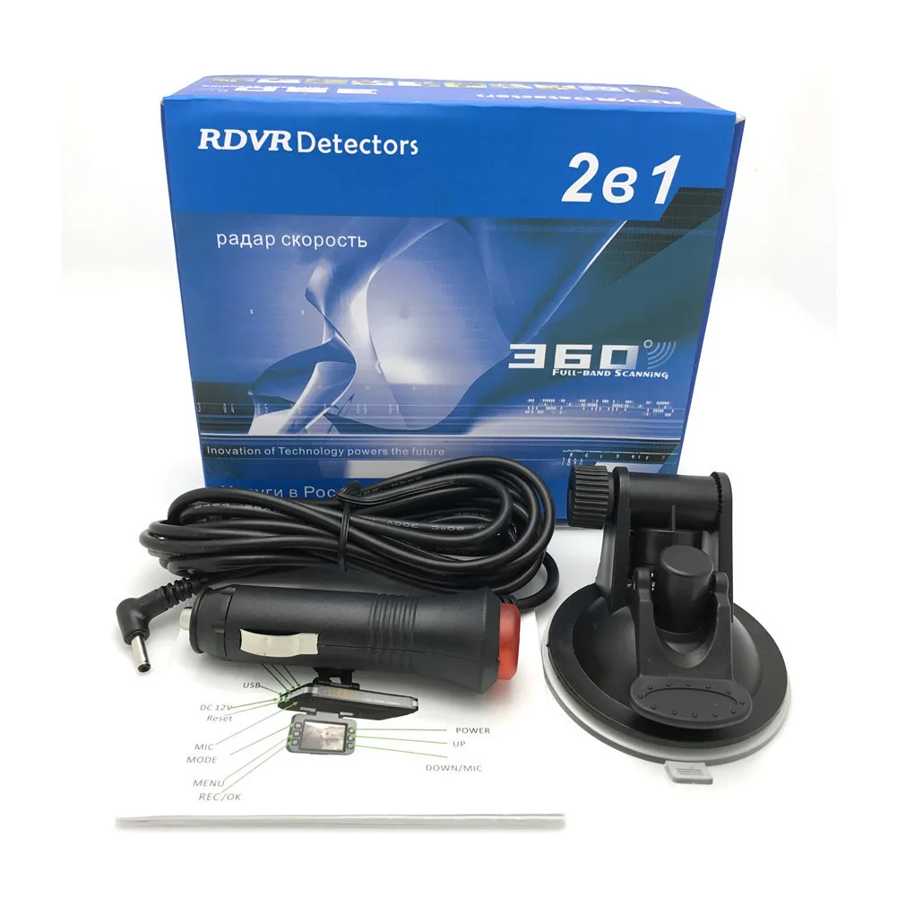 2 в 1 Автомобильный видеорегистратор с антирадаром и камерой 2017 P|anti radar detector|radar
