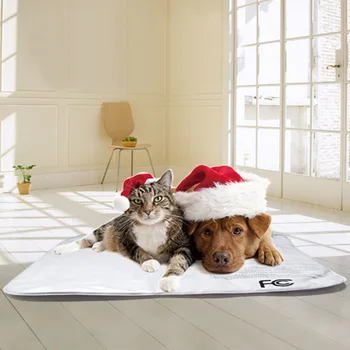 

Pet Heating Pad 12W Electric Warming Bed Mat for Cats Dogs 7 Grade Temperature Control with Chew Resistant Cord with Soft Covers