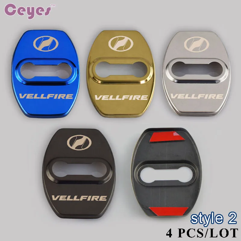 Car door lock cover car interior accessories car exterior accessories for Toyota Vellfire Corolla 2008