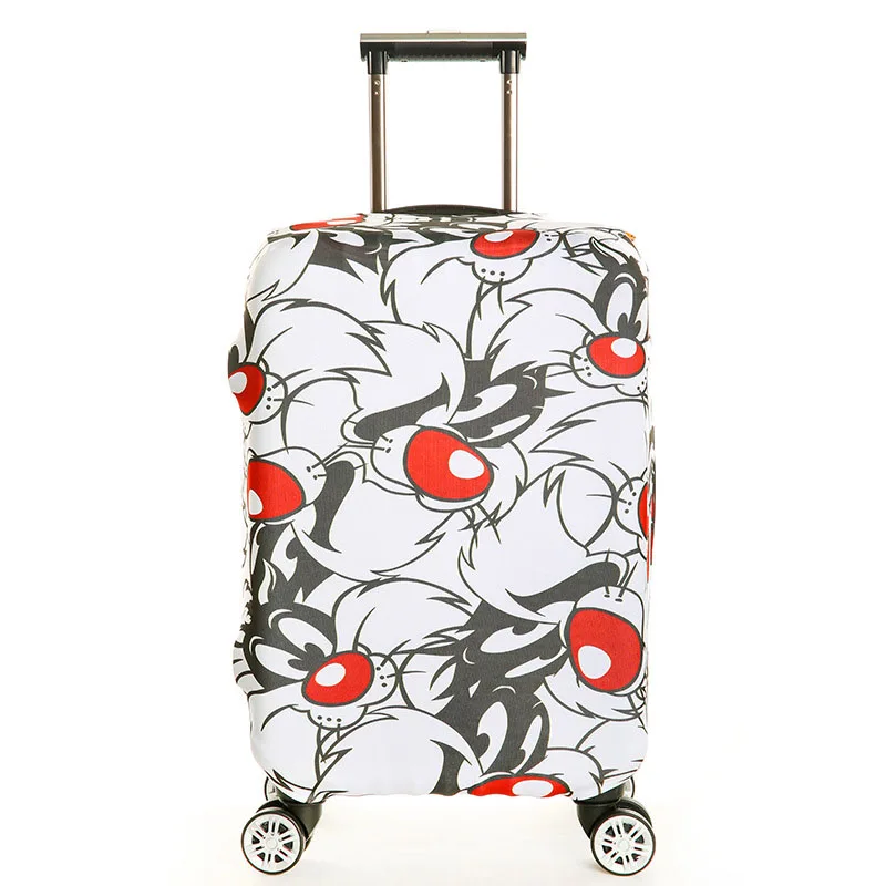 TRIPNUO ТОЛСТЫЙ цветной защитный чехол для чемоданов 18-32 дюймов, чехлы на колесиках, водонепроницаемые эластичные Чехлы для чемоданов - Цвет: T5021