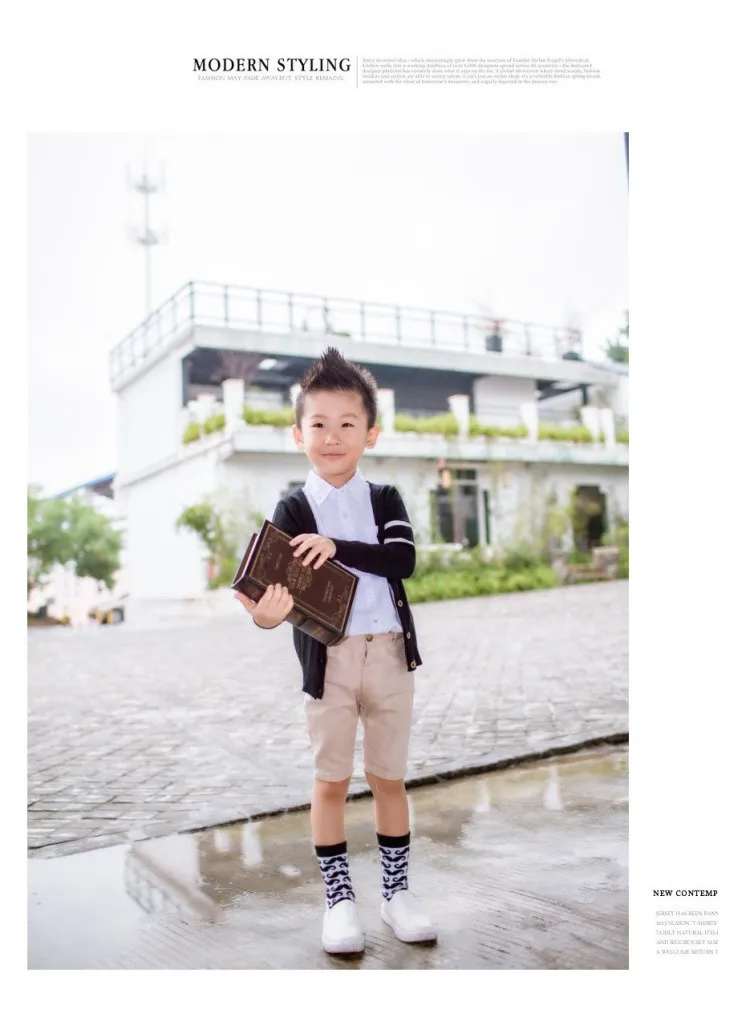 Г. Весенне-Осенняя детская одежда свитера для мальчиков тонкий вязаный кардиган с длинными рукавами и v-образным вырезом, Свитера для мальчиков, Детская верхняя одежда