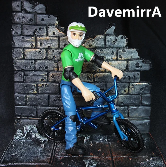 Зеленый сборный BMX Флик Трикс пальцевый велосипед сплав мальчик игрушка DIY