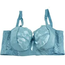 Синий кружевной бюстгальтер женское белье женское отжимать Bralette платье бюстгальтер полное покрытие E F G чашка нижнее белье сексуальный плюс размер бюстгальтеры 36-48 vs bh C3203