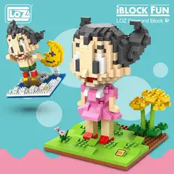 LOZ идеи Алмазный Блок японского Аниме Фигурки Робот детские игрушки и хобби строительные блоки Развивающие игрушки для детей