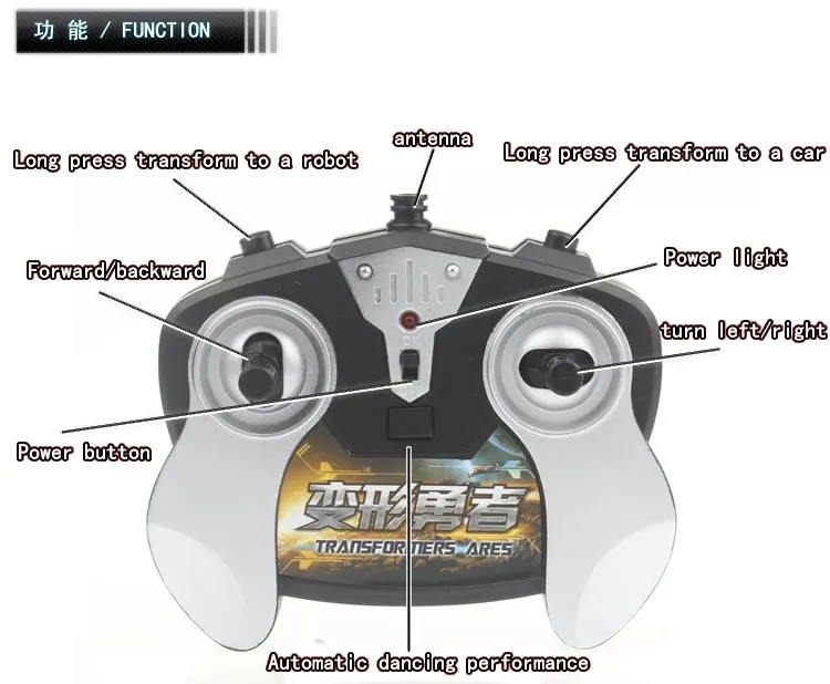 Пульт дистанционного управления робот RC Трансформация игрушки один ключ автомобиль фигурки класс электронный преобразования Posion VS Jia Qi TT667 FSWB