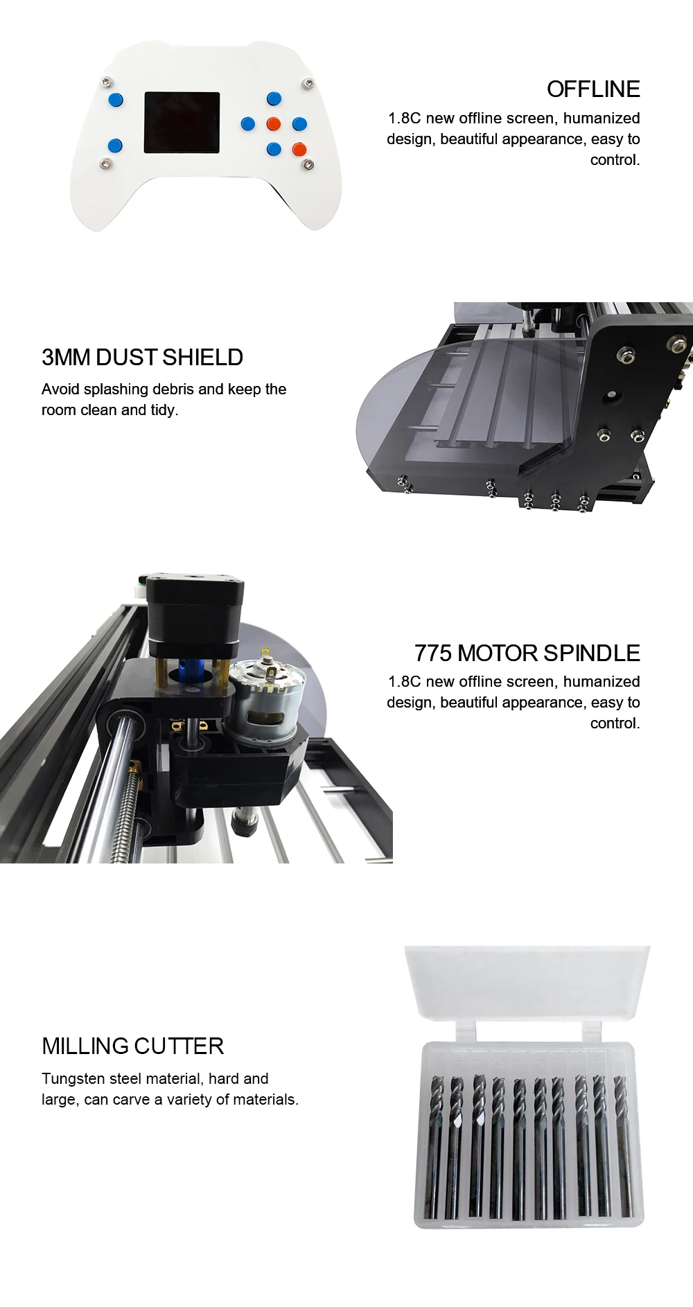 Новый CNC 3018 PRO Max лазерный гравер деревообрабатывающий фрезерный станок GRBL ER11 DIY гравировальный станок для дерева PCB мини гравер, с офлайн