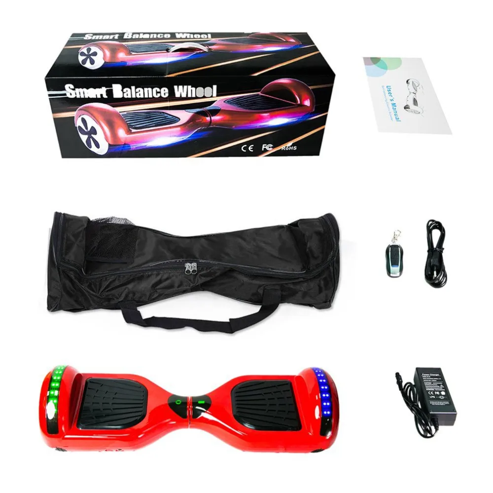 

6.5 Inch koowheel Strong Power Skateboard Hoverboard 2 Wheels Self Balance Scooters With Carry Bag EU scooter electrico