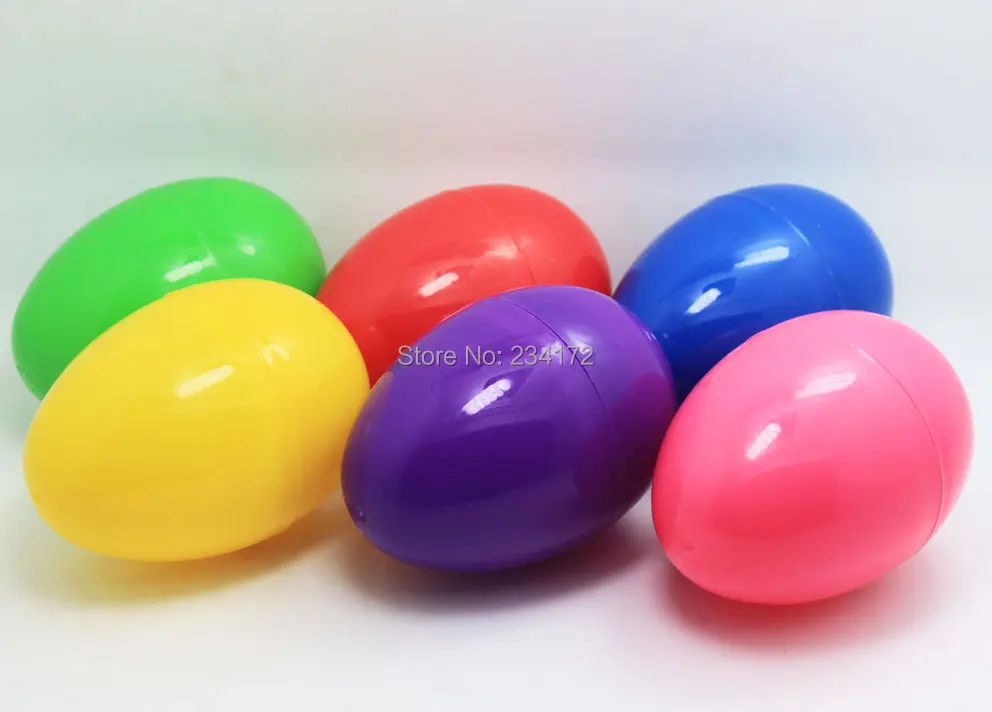 48pcs Fillable Plastic Eggs, Solid color Easter Eggeaster eggsplastic
