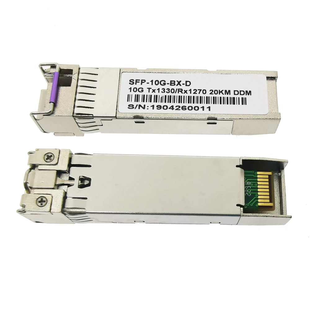 1 пара 10G SFP + BIDI 20 км 1270nm/1330nm LC Разъем moudle приемопередатчик одиночное