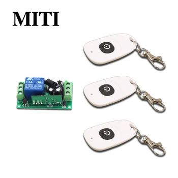 

Hot Sales Mini RF Wireless Remote Control Switch System DC9V 12V 24V 1CH 3pcs Waterproof Transmitter &1pcs Receiver 315/433mhz