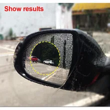 2 шт./компл. Анти-туман автомобиля зеркало окно прозрачная пленка анти радар автомобилей зеркало заднего вида зеркальная защитная пленка Водонепроницаемый непромокаемый автомобильный Стикеры