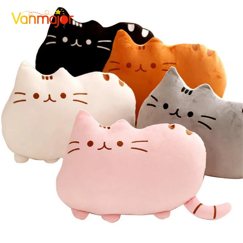 Vanmajor 25/40 см Kawaii Cat подушки мягкие плюшевые куклы животных Детские Симпатичные игрушки подарки на день рождения для Для детей Девушки Brinquedos