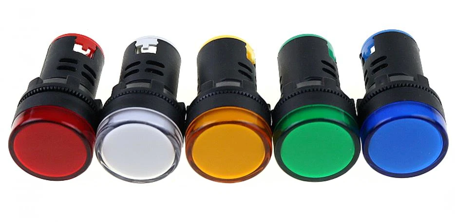 

AD16-22 110V Led Signal Light Brightness Warterproof Indicator Indicating Lights 1PCS