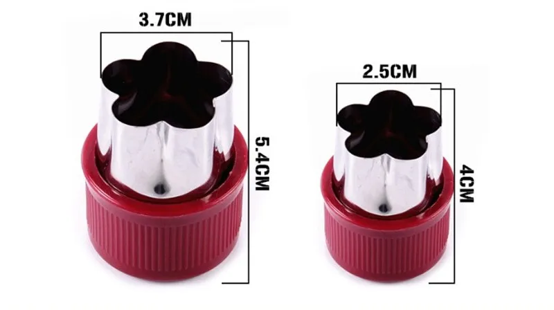 Из нержавеющей стали восемь наборов цветов и овощей резки фруктов нож является тиснение плесень печенья печать плесень помадки формы A871