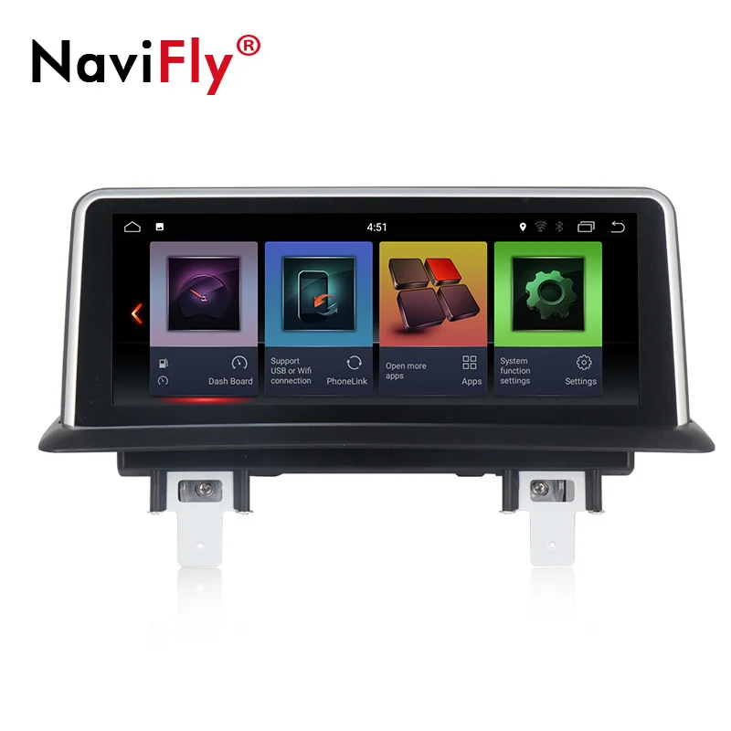 NaviFly Android7.1 ips экран 2G ram+ 32G rom Автомобильный gps мультимедийный плеер для BMW E81 E82 E87 E88 120i 2005 до 2012