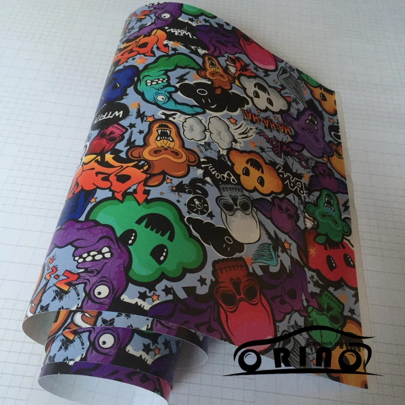 StickerBomb Car Wrap Film-15