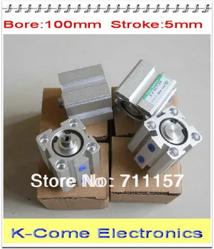 

100mm Bore 5mm Stroke 100-5 Pneumatic Compact Cylinder SDA 100*5 Airtac Thin Cylinder