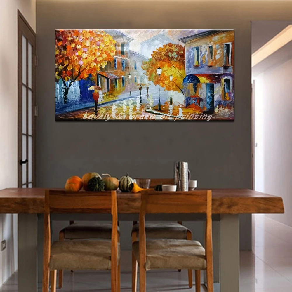 canto paisagem pintura a óleo sobre tela