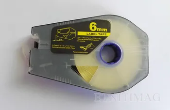 

Ink Ribbon Label Tapes Cassette tm-1106y(3476A026AB)Yellow For cable ID printer mk2500,mk2100,mk1100,mk1500,mk2600,m-1pro11c