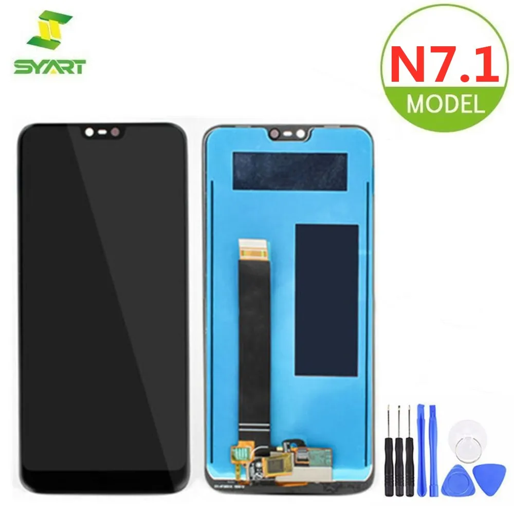 

For Nokia 7.1 LCD Display Touch Screen Digitizer Assembly Repair Replacement For Nokia7.1 TA-1085 TA-1095 TA-1096 5.84" Screen