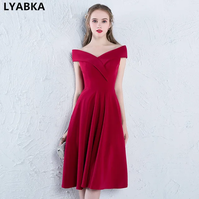 Sweetheart Tea Length Dress