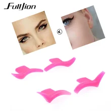 Fulljion 2Pcs Eyeliner Stencil Model Easy To Wear Eyeliner Template Shaping Tool Reusable Stencil for Classic Dramatic Eye Liner