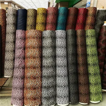 

YP1009 Hotsale Zebra leather leopard printing fabric PVC vinyl tiger leather printing rexine for bag sofa shoes (1yard )