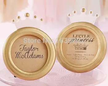 

Just Arrival Little Princess Photo Frame baby girl shower For Guests favors 100pcs/lot Free Shipping