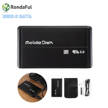 2.5 “alluminio HDD Внешний Жесткий Диск Корпус USB 3.0 SATA SSD sata коробка Случаи ноутбук жесткий диск hdd кэдди для Windows/Mac os