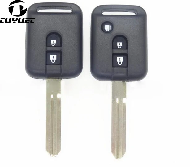 FOB Case Uncut Blade For Nissan Elgrand Qashqai Micra 2 3 Buttons Remote Key Shell