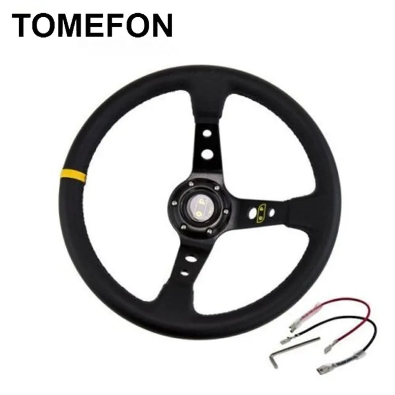 Buy Universal 6 bolts 350MM PVC Deep Dish Drifting OMP