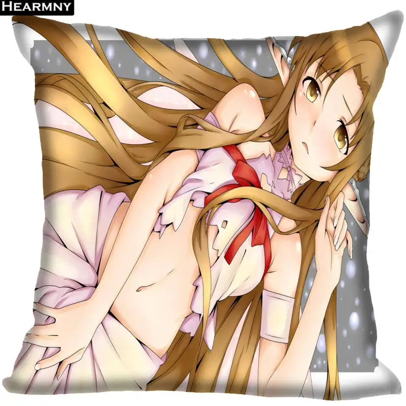 Декоративная Наволочка на заказ Sword Art Online квадратная Наволочка на молнии 35X35,40x40,45x45 см(одна сторона - Цвет: 19