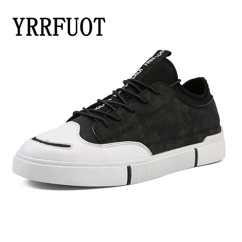 

YRRFOUT 2019 Men's Leather Casual Shoes High Quality Light Fashion Leisure Flats Shoes Sneakers Original Luxury Men Shoes Summer