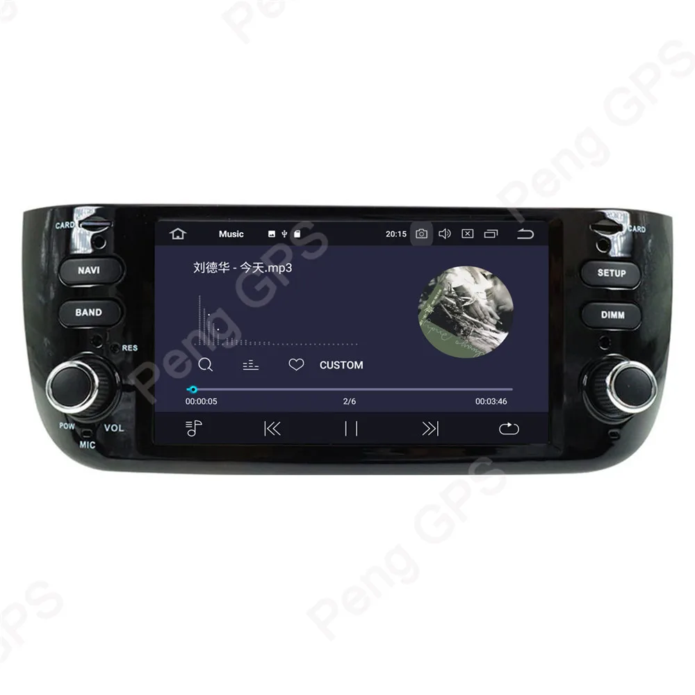 Discount 8 Core 2 Din Car Radio Android 9.0 for Fiat Punto 2009-2015 Linea 2012 + GPS Navigation CD DVD Player Autostereo Multimedia Unit 5