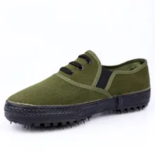 Толстая резиновая undersole хорошее качество парусиновая обувь против скольжения Обувь противоизносные освобождение Training Военная Униформа Training Обувь для Для мужчин