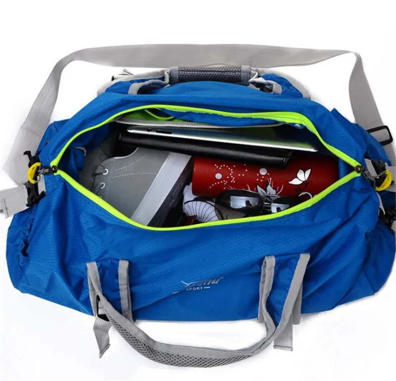 TANLUHU Men Women Waterproof Nylon Shoulder Gym Bag Fitenss Outdoor Beach Bag Storage Bag Crossbody Bags