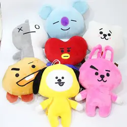 9 см BTS Плюшевая Кукла новый bt21 брелок животные плюшевые Мальчики Мягкая и плюшевая задняя кукла Рождество/День Святого Валентина подарок