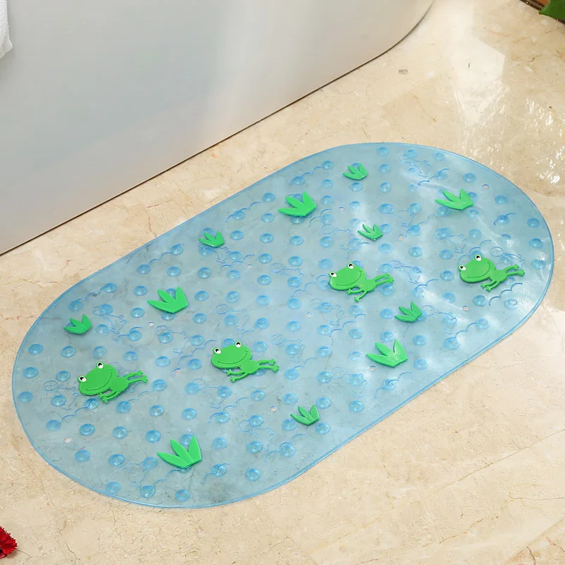 Teppich x Badewanne Saugnäpfe weiß 38x68 cm Matte Anti-Rutsch Formenbau
