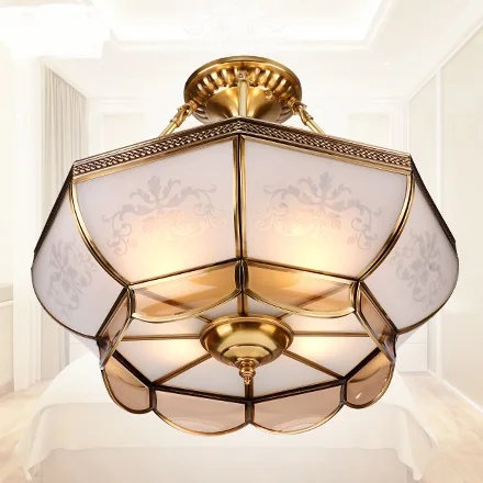 

Pendant Lights copper lamp pendent positive table lamp European style bedroom study LO7131