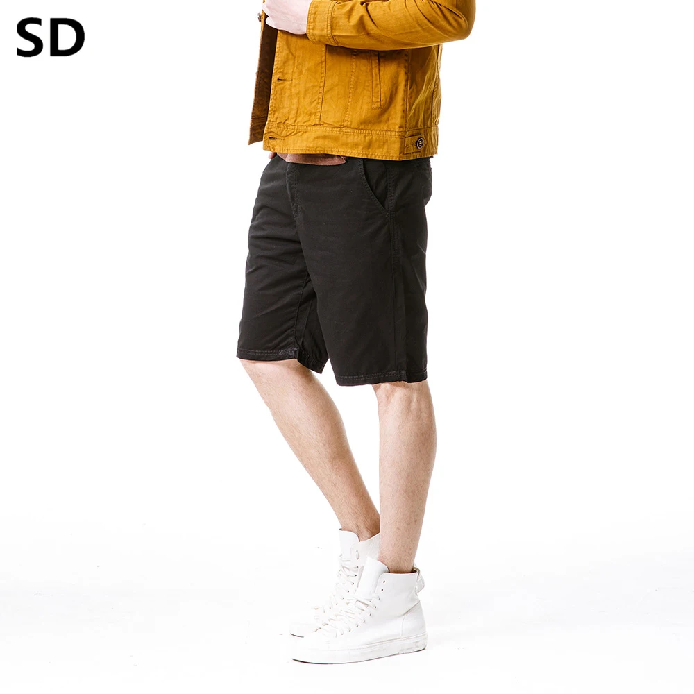 SD повседневные мужские шорты Новое поступление бермуды Брюки Горячая Распродажа стиль сафари Мужской сплошной армии проверка груза мужские шорты 373