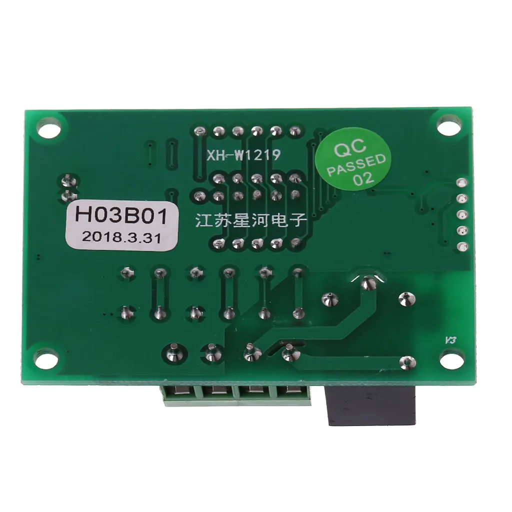 XH W1219 двойной светодиодный дисплей термостат регулятор температуры модуль